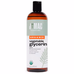 J MAC BOTANICALS  Organic Vegetable Glycerin Oil (16oz bottle) Moisturizing and softening  100% Pure natural liquid organic g ...