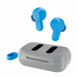 Skullcandy Dime, Wireless, Calls/Music, 20 - 20000 Hz, 32 g, Headset, Blue, Light grey