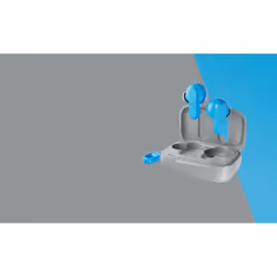 Skullcandy Dime Headset Wireless In-ear Calls/Music Micro-USB Bluetooth Blue, Light grey
