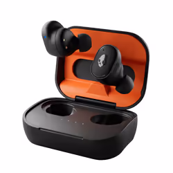 Skullcandy Grind, True Wireless Stereo (TWS), Calls/Music, 20 - 20000 Hz, 76 g, Headset, Black, Orange