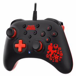 Hori HORIPAD Turbo Mario Black, Red Gamepad Nintendo Switch