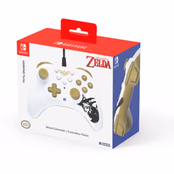 Hori HORIPAD Turbo Zelda Gold, White Gamepad Nintendo Switch - Additional view 5