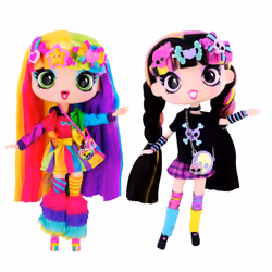 Decora Fashion Girlz Doll 11 inches-Decora + Luna | Set of 2 Fashion Dolls | Set of 2 Colorful Dolls | Nicely Packaged Set of ...