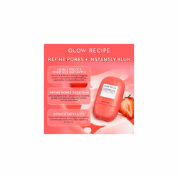 Strawberry BHA Pore-Smooth Blur Drops - Silicone-Free, Oil-Free - BHA Primer Face Makeup Pore Minimizer - Antioxidant