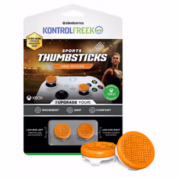 Steelseries 5152-XBX, Xbox One, Xbox Series S, Xbox Series X, Thumbstick, Orange, Rubber, Concave, Bracket