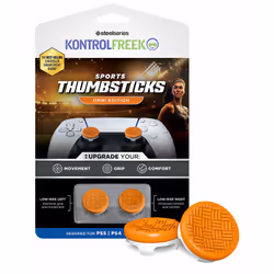 Steelseries 5152-PS5, PlayStation 4, PlayStation 5, Thumbstick, Orange, Rubber, Concave, Bracket