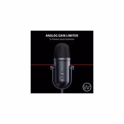 Razer Seiren V2 Pro USB Microphone for Streaming, Gaming, Recording, Podcasting on PC, Twitch, YouTube: High Pass Filter - Mic Monitoring and Gain