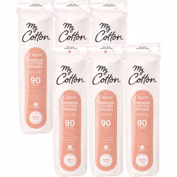 Cliganic My Cotton Premium Cotton Rounds for Face (540 Count) | Makeup Remover Pads  Hypoallergenic  Lint-Free | 100% Pure Co ...