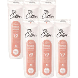 Cliganic My Cotton Premium Cotton Rounds for Face (540 Count) | Makeup Remover Pads  Hypoallergenic  Lint-Free | 100% Pure Cotton