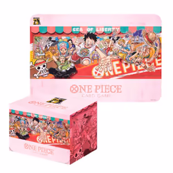 One Piece Card Game: Playmat and Card Case Set -25th Edition