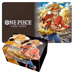 One Piece Card Game: Playmat and Storage Box Set - Monkey.D.Luffy