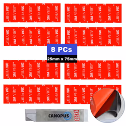 3M Number Plate Sticky Pads Heavy Duty, VHB Pads 5952 (8-PCs 25mm x 75mm) Waterproof Sticky Pads, Double Sided Adhesive Pads ...