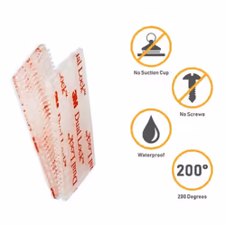 3M Dual Lock SJ3560, 25.4mm x 50mm, 12 Pack, Waterproof Reclosable Fastener, Self Adhesive Pads Picture Hanging Pads, Transponder Mounting Kit, toll