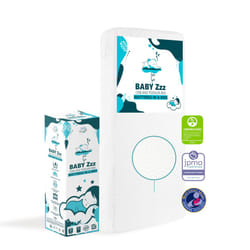 Dream On Me Baby Zzz 5  Foam Crib & Toddler Bed Mattress in White  Mattress in a Box  Greenguard Gold/JPMA Certified
