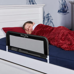 Dream On Me Lightweight Mesh Security Adjustable Bed Rail for Toddler  Breathable Mesh Fabric  Suitable for All Types of Beds  Reinforced Anchor Syste