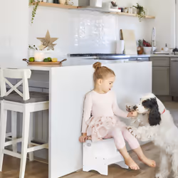 Dream On Me Little Steps Step Stool/Anti-Slid Base/Multipurpose Kids Step Stool/Sturdy & Solid Stool for Kids