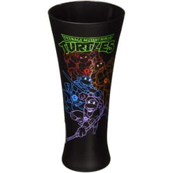 JUST FUNKY TMNT-FLG-5032-JFC Teenage Mutant Ninja Turtles Fluted Glass