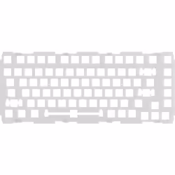 Glorious Gaming Switch Plate, Keyboard switch plate, Polycarbonate (PC), White