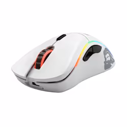 Glorious Gaming Glorious Model D Wireless - Matte White, Right-hand, RF Wireless, 19000 DPI, White