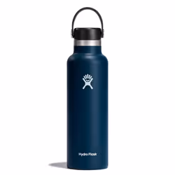 Hydro Flask Standard Mouth Water Bottle with Honeycomb Insulated Flex Cap for Maximum Temperature Retention (Indigo 21 oz)