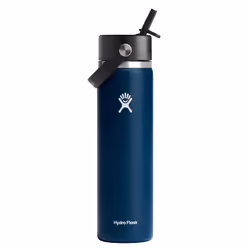 Hydro Flask Wide Flex Straw Cap Indigo 24 Oz