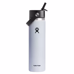 Hydro Flask Wide Flex Straw Cap White 24 Oz