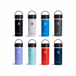 Hydro Flask Wide Mouth with Flex Sip Lid - Insulated Water Bottle Travel Cup Coffee Mug Tumbler 12 Oz