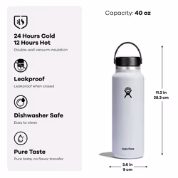 Hydro Flask Wide Flex Cap Dew 40 Oz