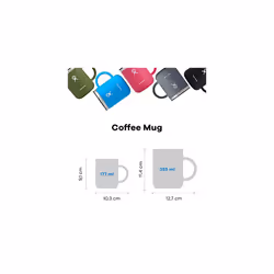 - Travel Coffee Mug 354 ml (12 oz) - Vacuum Insulated Stainless Steel Travel Mug with Handle and Press-In Lid - BPA-Free - Birch