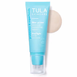 TULA Skin Care Face Filter Blurring and Moisturizing Primer  First Light Evens the Appearance of Skin Tone  Redness Hydrates  ...
