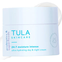 TULA Skin Care 24-7 Moisture Intense Ultra Hydrating Day & Night Cream - Travel-Size  Ultra Nourishing Moisturizer for Face. Soothe Skin  Maintain Ski
