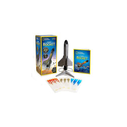 NATIONAL GEOGRAPHIC Rocket Launcher for Kids - Patent-Pending Motorized, Self-Launching Air Rocket Toy, Launch