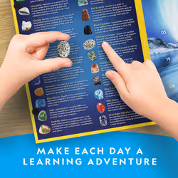 NATIONAL GEOGRAPHIC Gemstone Advent Calendar - 2023 Advent Calendar for Kids with 24 Gemstones to Open Each Day  a Complete Rock Collection Christmas