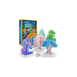 Craft Kits for Kids - Crystal Growing Kit, Grow 6 Crystal Trees in Just 6 Hours, Educational Craft Kit with Art Supplies, Geode Specimen & STEM