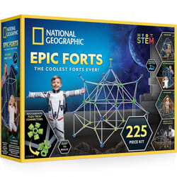 National Geographic Indoor Fort Building Kit - 225 Pieces for Creative