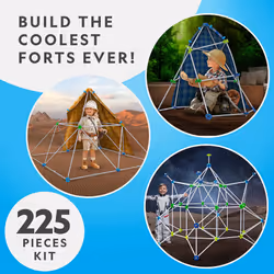 National Geographic Indoor Fort Building Kit - 225 Pieces for Creative