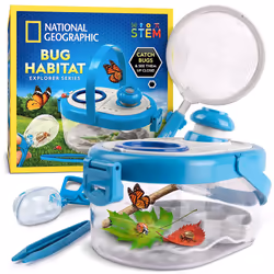 Bug Catcher Kit for Kids - Kids Bug Habitat with Magnified Viewer, Bug Catcher, Tweezers & Learning Guide, Insect Habitat, Ou ...