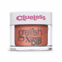 Gelish Dip Powder Clueless Collection (Driving In Platforms) Orange Nail Dip Powder  Orange Nail Powder  Dip Powder Colors  1 ...