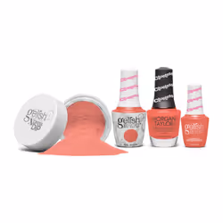 Gelish Dip Powder Clueless Collection (Driving In Platforms) Orange Nail Dip Powder  Orange Nail Powder  Dip Powder Colors  1.5 ounce