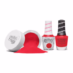 Gelish Dip Powder Clueless Collection (I Totally Paused) Red Nail Dip Powder  Red Nail Powder  Dip Powder Colors  1.5 ounce