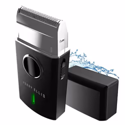 Perry Ellis Travel Mens Electric Shaver for Men Foil Shaver Facial Hair Remover Rechargeable Face Shaver for Men WaterResista ...