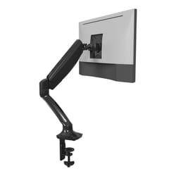 FlexiSpot Single Monitor Stand for Desk Adjustable Spring Vesa Monitor Mount with C Clamp for 17 to 30 Inch Computer Screens Heavy Duty Monitor Arm Ho