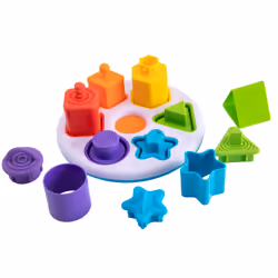 Fat Brain Toy Co. Plugzy, Silicone, Multicolour