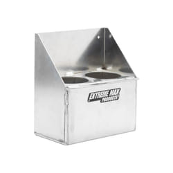 Extreme Max 5001.6294 Propane Torch or Fire Extinguisher Holder for Enclosed Race Trailer  Shop  Garage  Storage  Silver