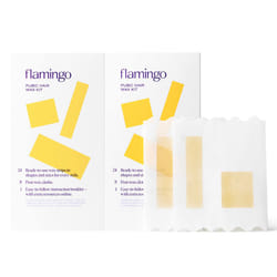 Flamingo Womens Pubic Hair Wax Kit - 48 Wax Strips