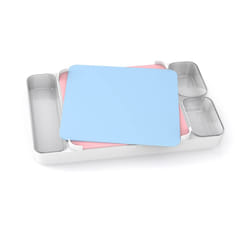 Chopping Board Set with Plastic Bowls, Cutting Boards Kitchen, BPA Free Plastic Chopping Boards Colour Coded, Chopping Board Dishwasher Safe, Non-Slip