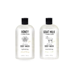 Skin Verse Cleansing Body Wash Set Honey  Vitamin C Goat Milk  Vitamin E Two 28 fl oz  Home and Body Co