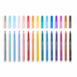OOLY Rainbow Sparkle marker 15 pc(s) Black, Blue, Brown, Cyan, Green, Grey, Light Blue, Light magenta, Mint, Orange, Peach, Purple, Red, Violet, Yellow