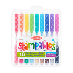 OOLY 130-070 marker 18 pc(s) Fine/Bullet tip Beige, Black, Blue, Brown, Cyan, Fuchsia, Green, Light Blue, Light Green, Light grey, Lime, Mauve, Moka, Orange, Pink, Purple, Red, Yellow
