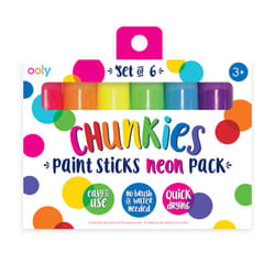 OOLY Chunkies Paint Sticks Neon Paint marker 6 pc(s)